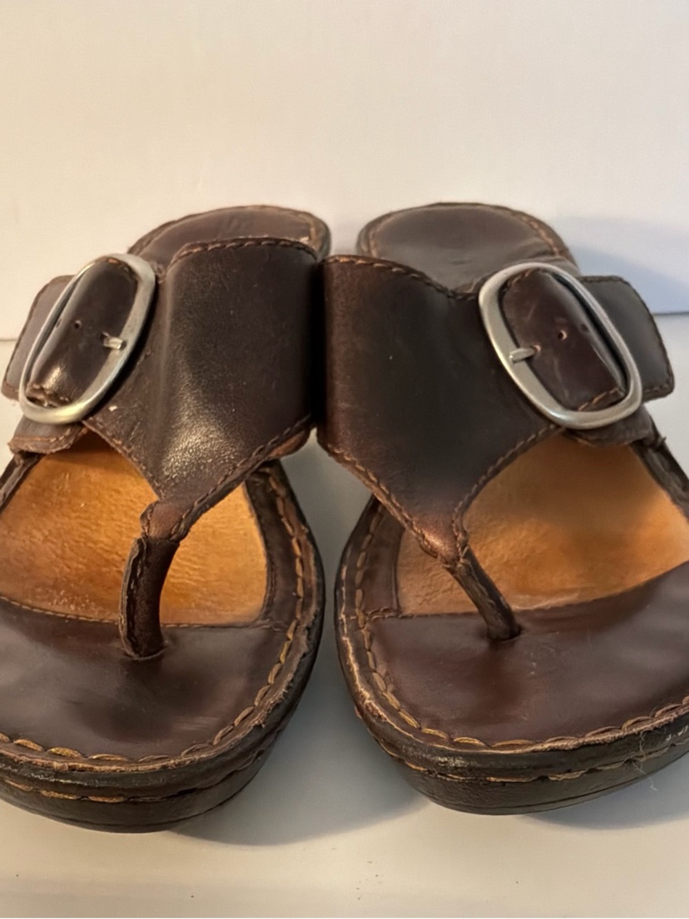 BORN…Leather Sandals - Picture 3 of 10